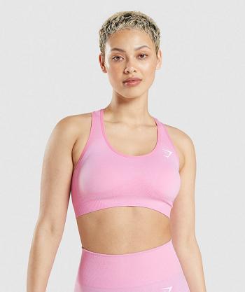 Gymshark Vital Seamless 2.0 Ženske Sportski Grudnjak Roze | HR 3390BEX